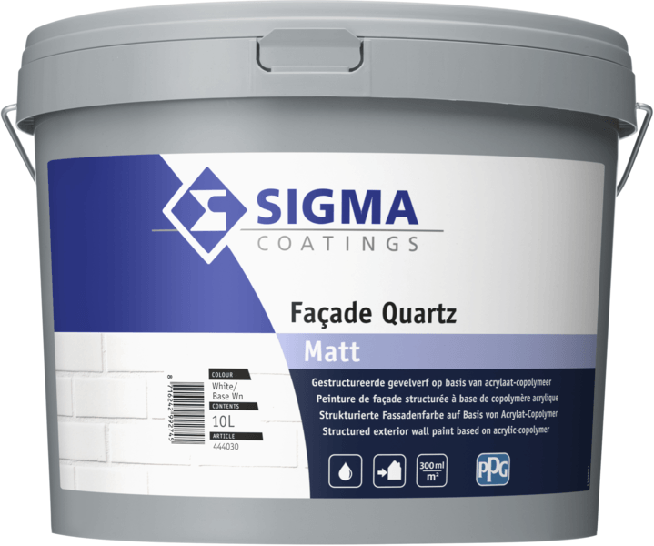 sigma facade quartz matt donkere kleur 10 ltr