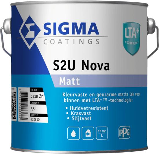 sigma s2u nova matt kleur 2.5 ltr