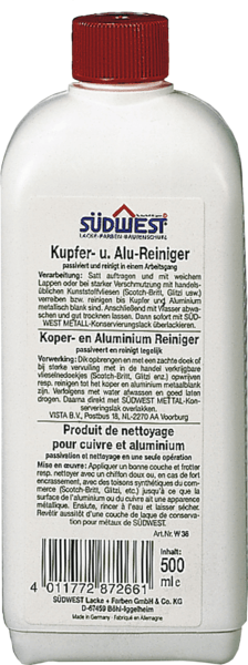 sudwest aluminium-koperreiniger 500 ml