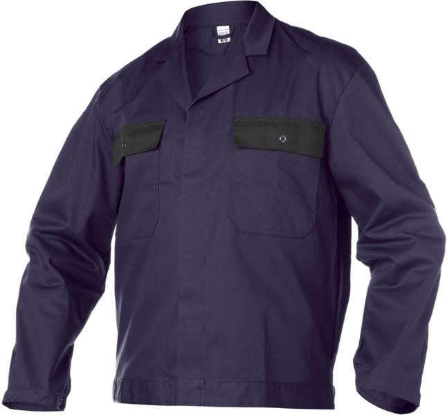 basicline jas alava marineblauw/zwart m