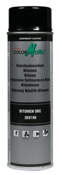 colormatic professionele bitumen zwart spray 369186 500 ml
