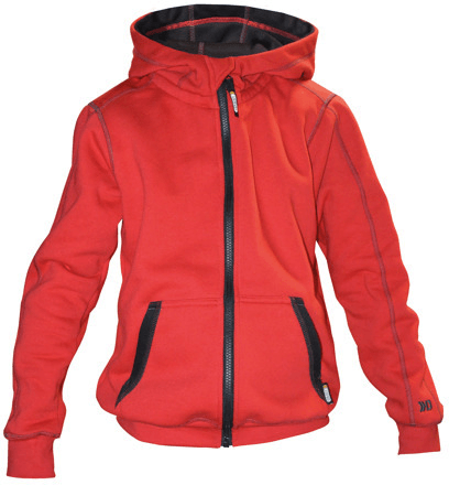 dassy sweatshirt watson kids rood/zwart 110/116