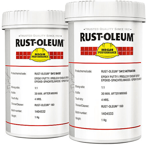rust-oleum 5412 epoxy reparatieplamuur 2 kg