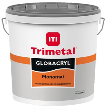 trimetal globacryl monomat donkere kleur 10 ltr