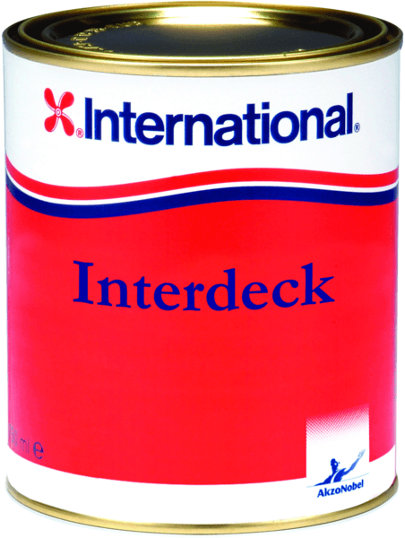international interdeck (non slip) 001 white 0.75 ltr