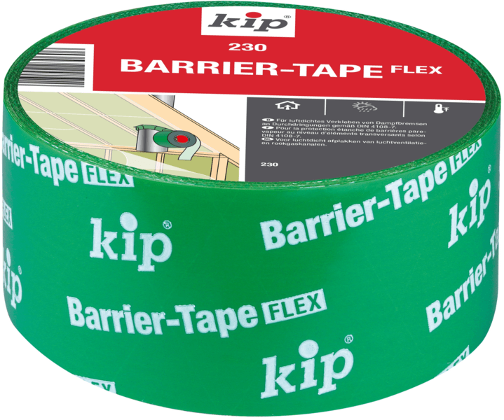 kip barrier-tapeflex 230 groen 60mm x 25m