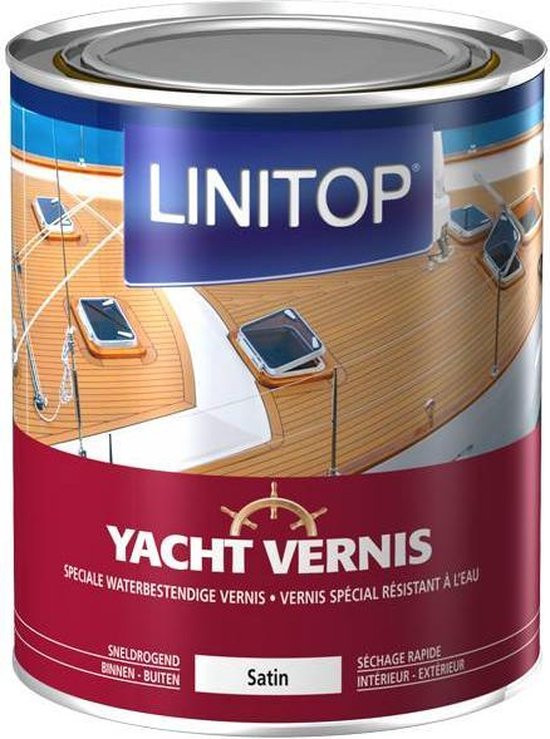 linitop yacht vernis zijdeglans 0.75 ltr
