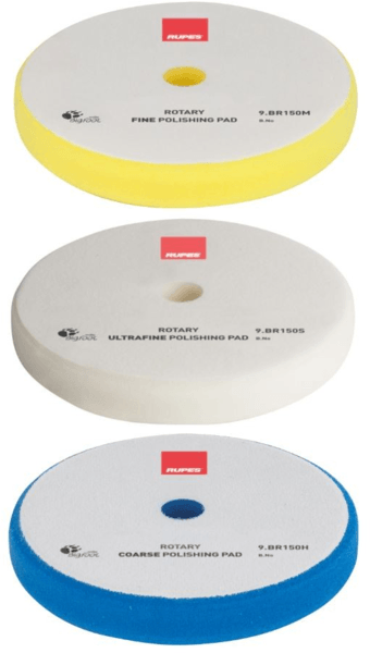 rupes polishing foam pad coarse rotary 075/090 mm 9.br90h