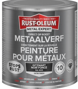 rust-oleum metal expert metaalverf satin ral 7016 0.4 ltr spuitbus