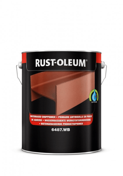 rust-oleum 6400 shopprimer roodbruin waterbasis 5 ltr