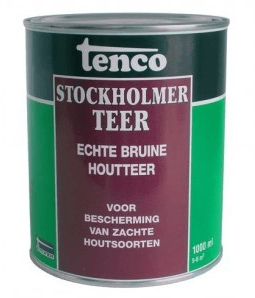 tenco stockholmer-teer bruin 0.75 ltr