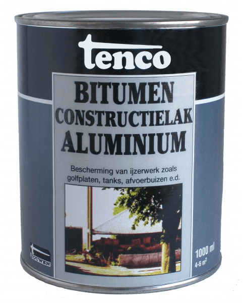 tenco bitumen constructielak aluminium 1 ltr