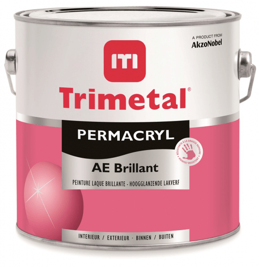 trimetal permacryl ae brillant kleur 1 ltr