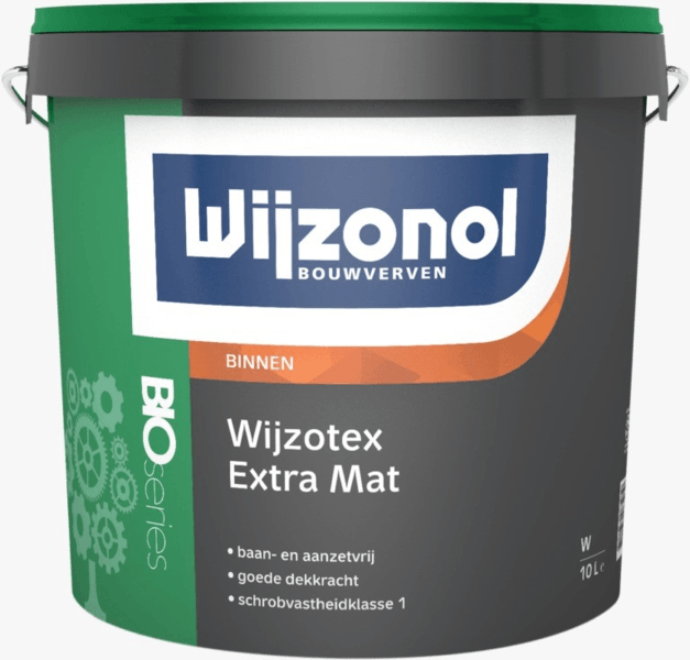 wijzonol wijzotex extra mat lichte kleur 10 ltr