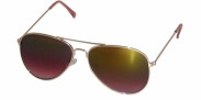 HIP Classic pilotenbril goud - roze Standaard