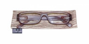 HIP Leesbril bruin gestreept +2.5