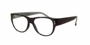 HIP Leesbril zwart/grijs +1.5