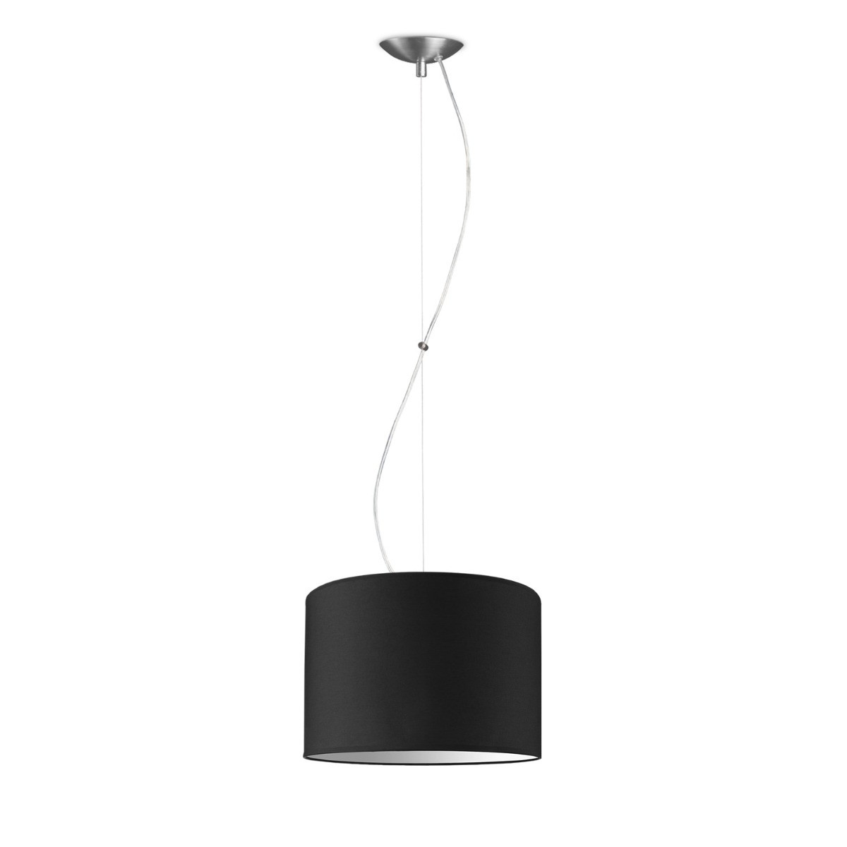 Light depot - hanglamp basic deluxe bling Ø 30 cm - zwart - Outlet