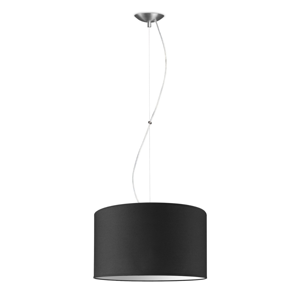 Light depot - hanglamp basic deluxe bling Ø 40 cm - zwart - Outlet