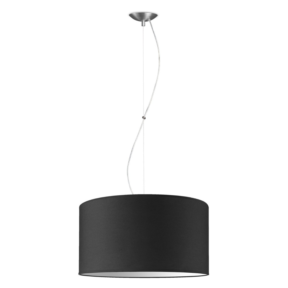 Light depot - hanglamp basic deluxe bling Ø 50 cm - zwart - Outlet