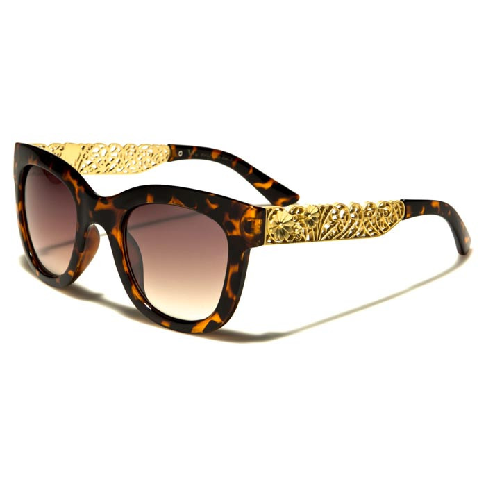 VG Eyewear dames zonnebril Flower Brown Gold vg29002