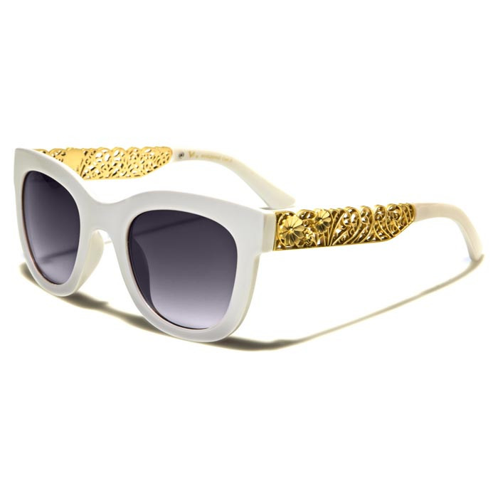 VG Eyewear dames zonnebril Flower White Gold vg29002