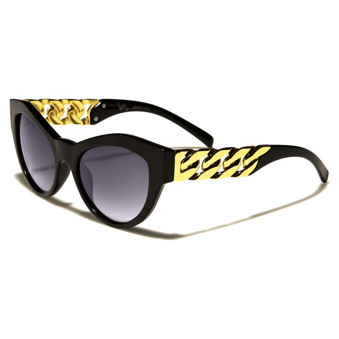 VG Eyewear zonnebril Cat Eye Gold Chain Black vg29024