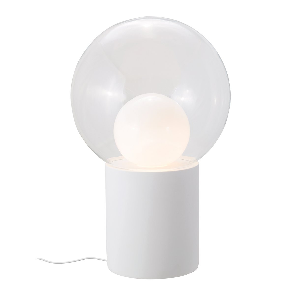 Pulpo Boule High Vloerlamp - Wit / Transparant / Opaal wit