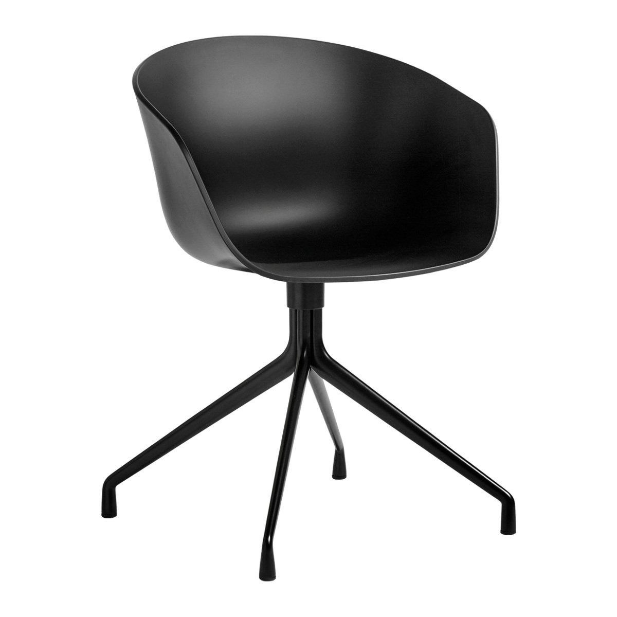 HAY About a Chair AAC 20 Stoel - Zwart Aluminium
