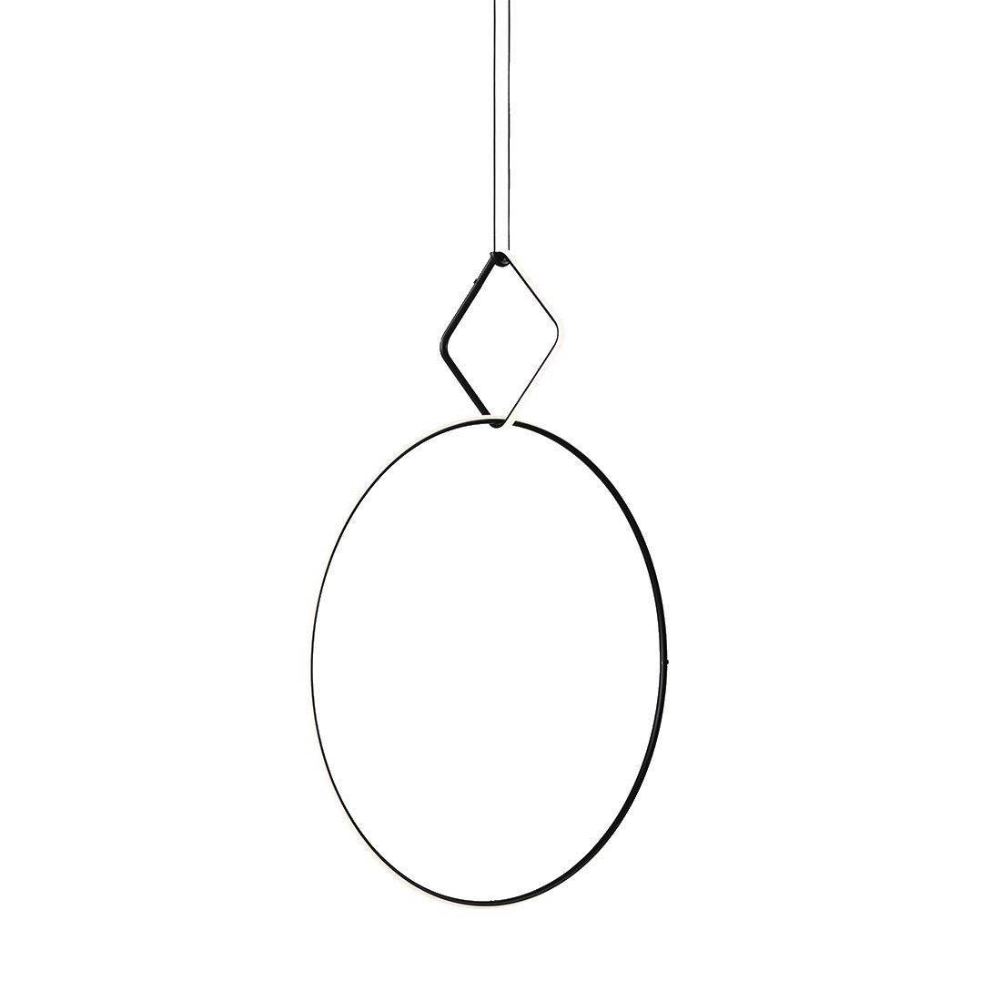 FLOS Arrangements Hanglamp 2 - Square Small & Round Large