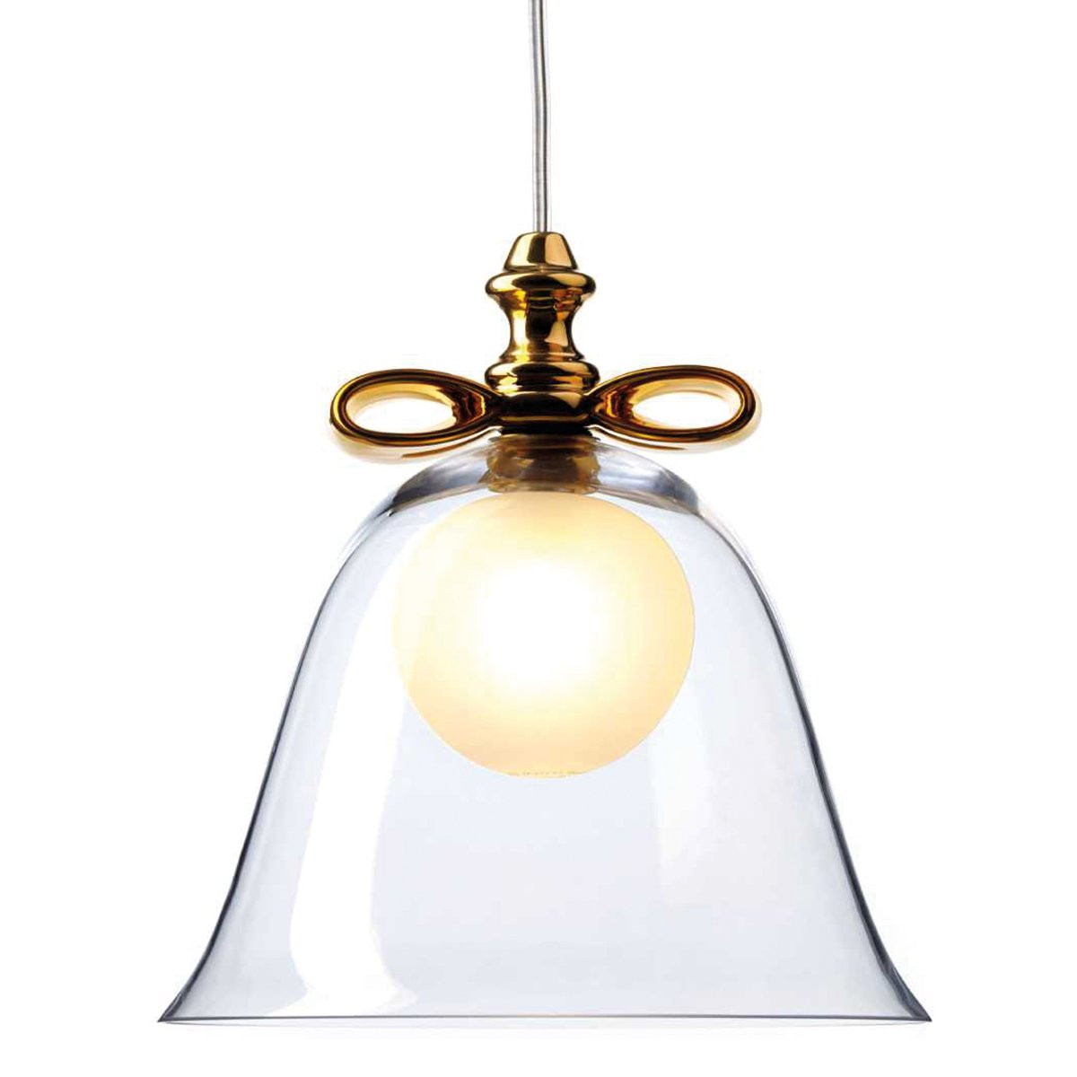 Moooi Bell Hanglamp S Transparant / Goud