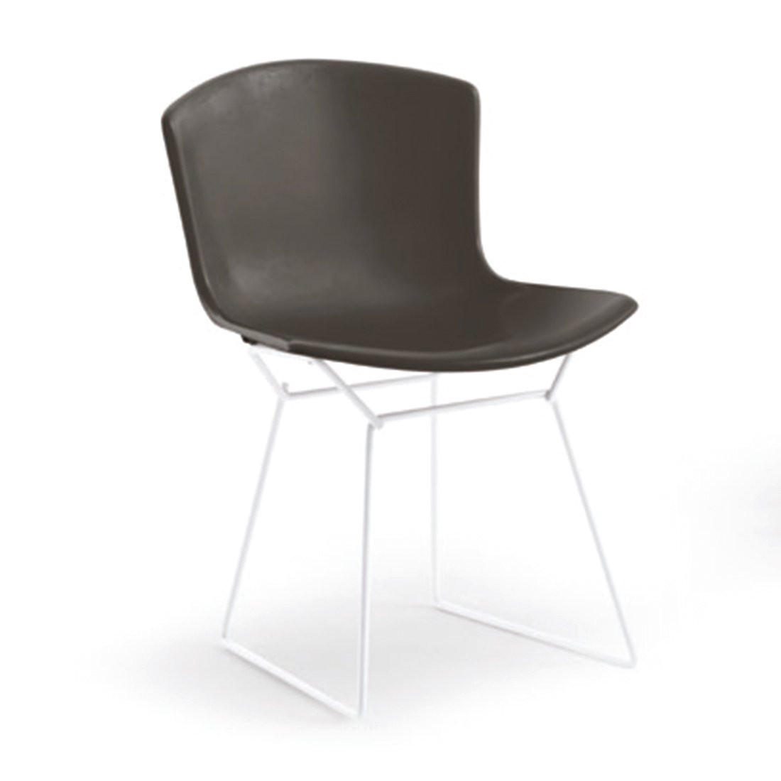 Knoll Bertoia Plastic Side Chair - Zwart/Wit