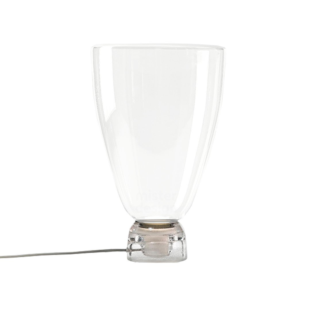 Brokis Lightline L-H Tafellamp Transparant - Glossy wit