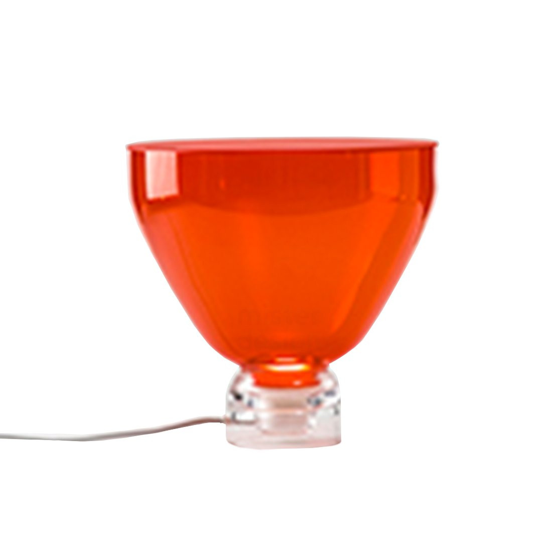 Brokis Lightline M Tafellamp Oranje - Glossy Transparant