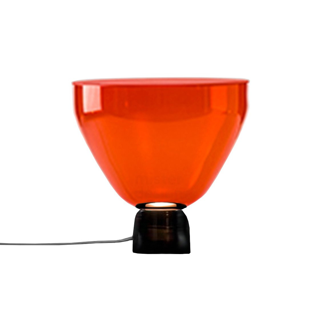 Brokis Lightline M Tafellamp Oranje - Glossy donkergrijs
