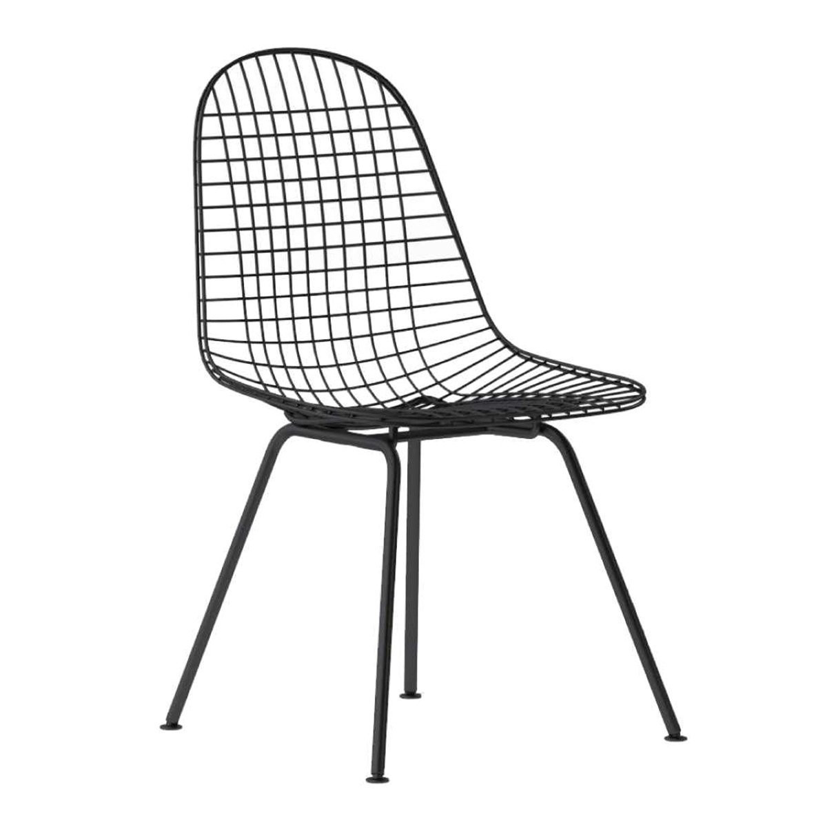 Vitra DKX Wire Chair Stoel Zwart
