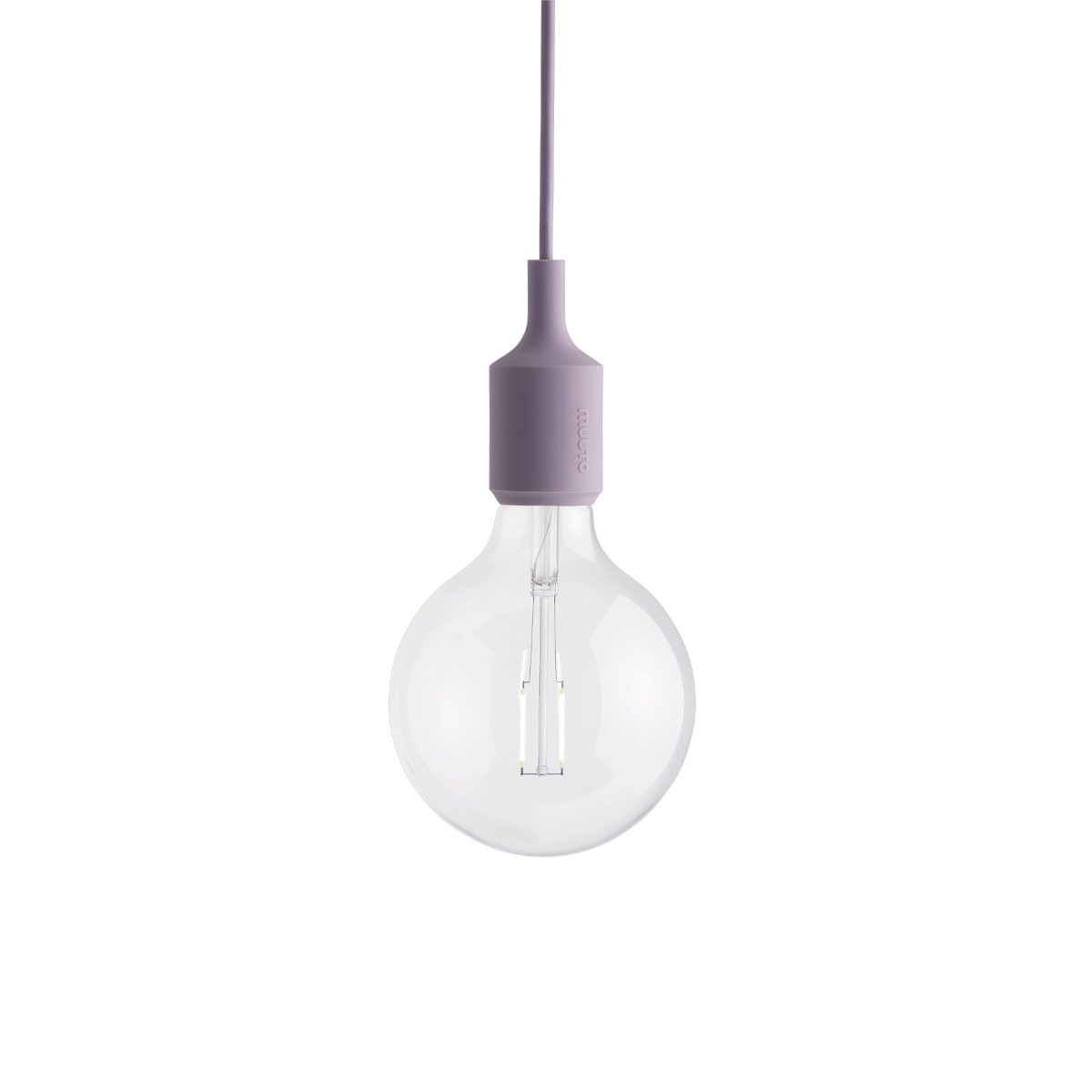 Muuto E27 Hanglamp LED - Dusty Lilac