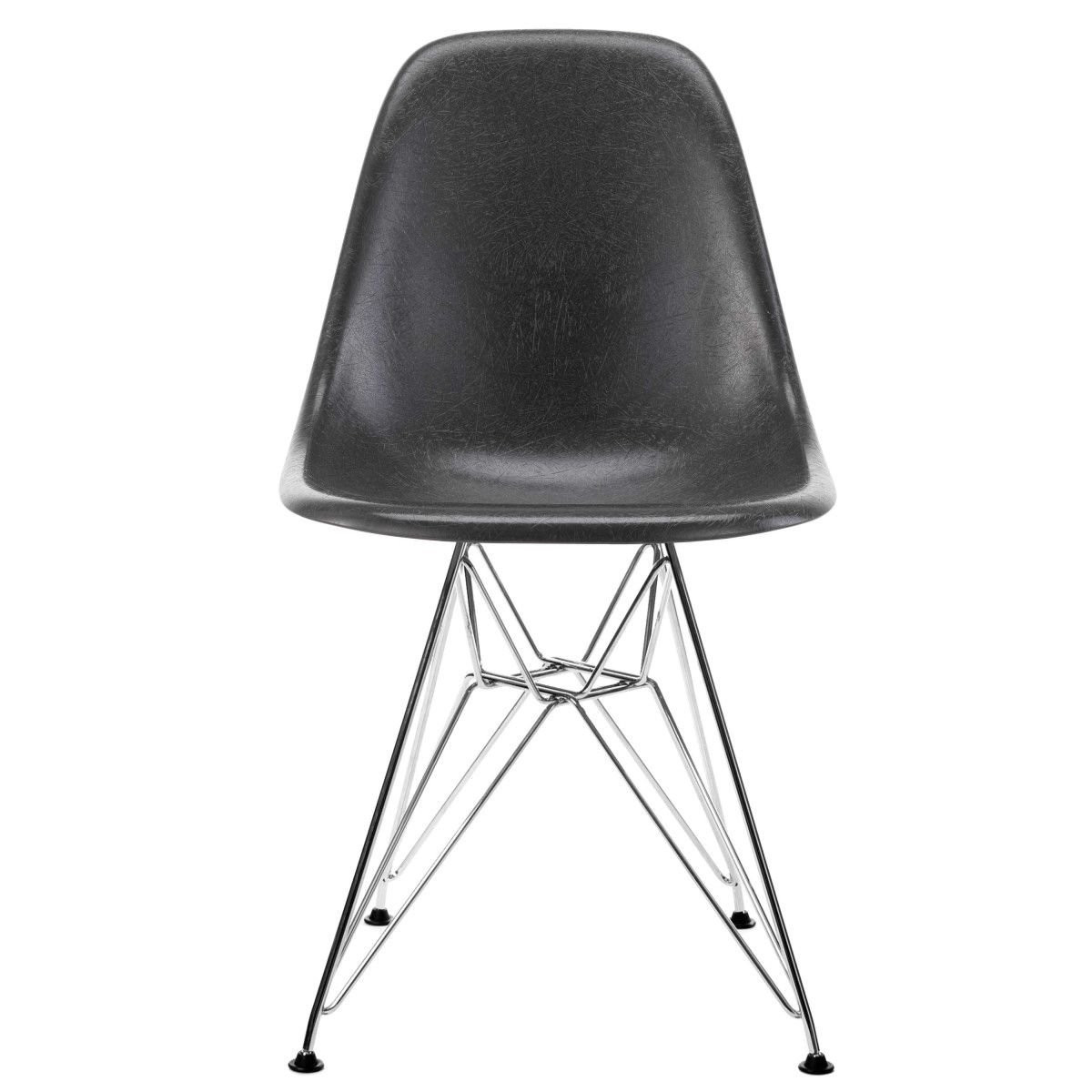 Vitra Eames Fiberglass Chair DSR - Elephant Hide Grey/Chroom