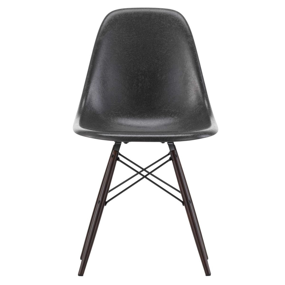 Vitra Eames Fiberglass Chair DSW - Elephant Hide Grey/Esdoorn Donker