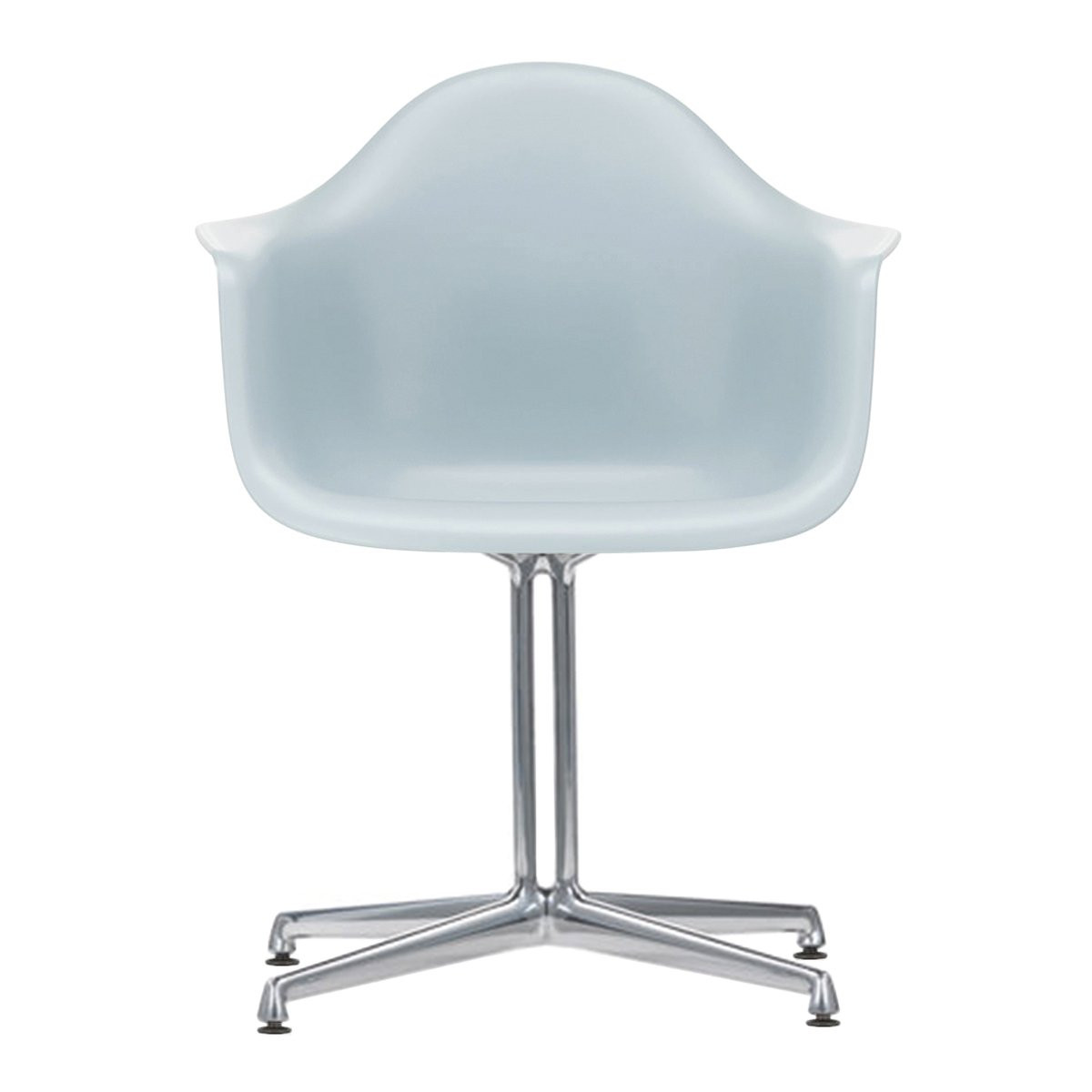 Vitra Eames Plastic Chair DAL Armstoel IJsgrijs