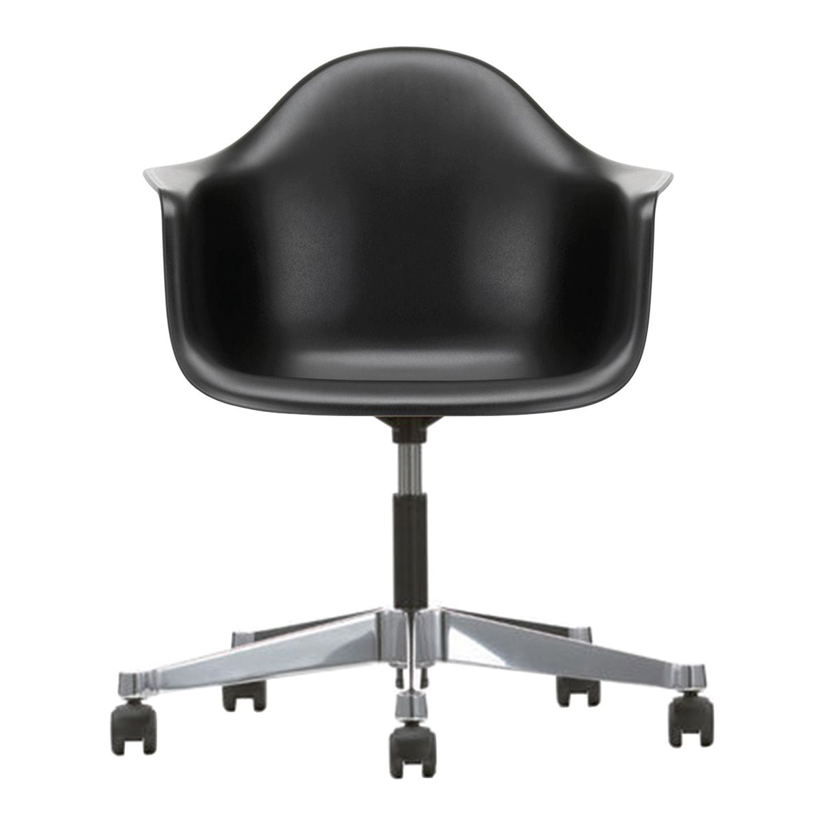 Vitra Eames Plastic Chair PACC Bureaustoel - Diepzwart
