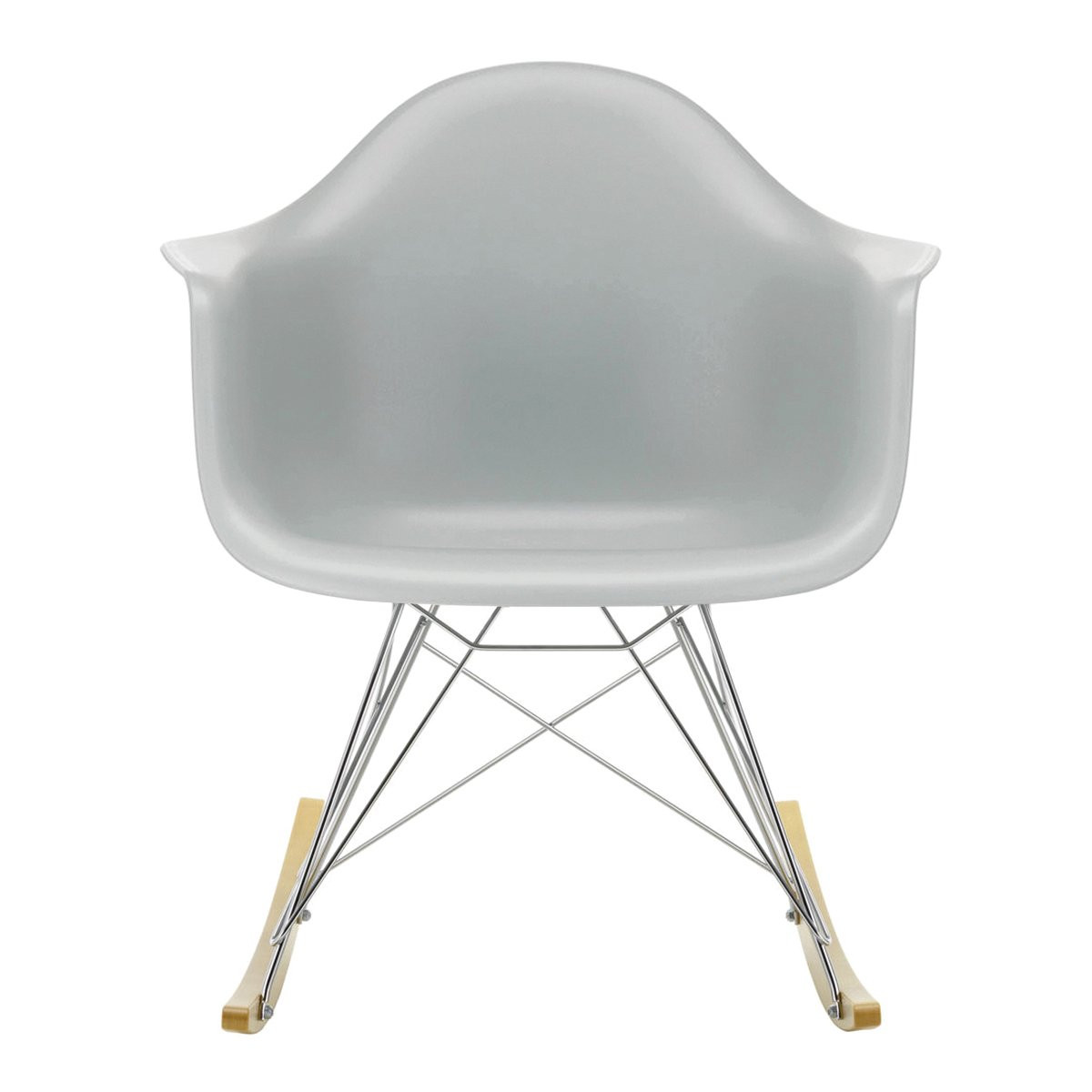Vitra Eames Plastic Chair RAR Schommelstoel - Helder Grijs