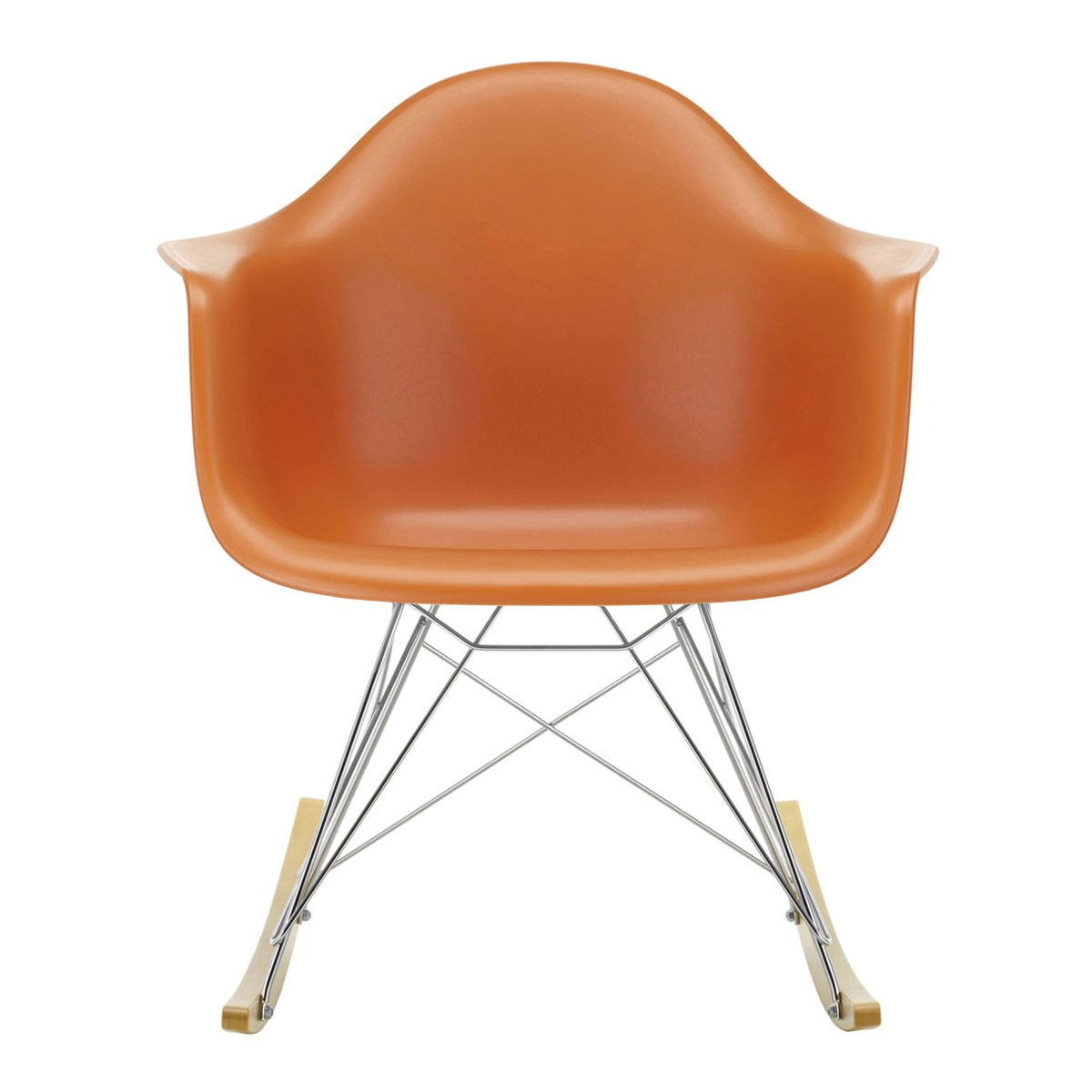 Vitra Eames Plastic Chair RAR Schommelstoel - Rusty Orange