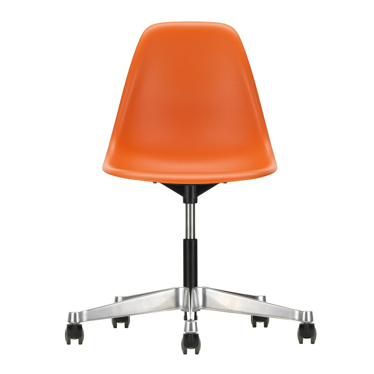 Vitra Eames Plastic Chair PSCC Bureaustoel - Rusty Orange