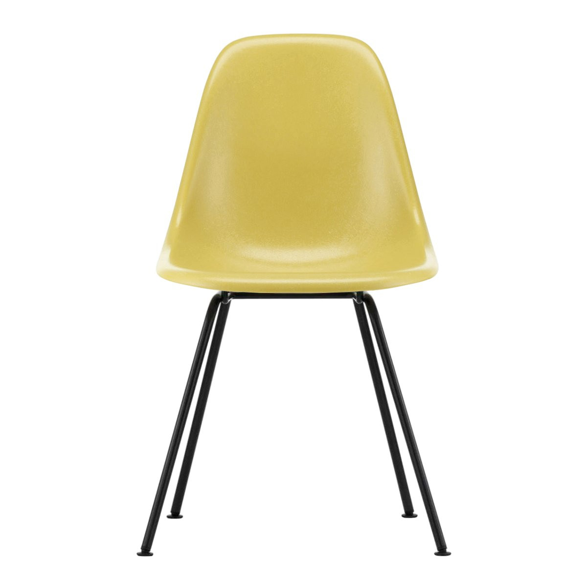 Vitra Eames Fiberglass Chair DSX - Ochre Light Zwart Onderstel