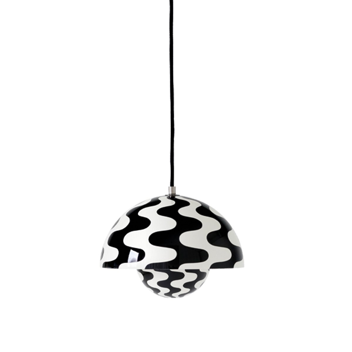 & Tradition Flowerpot VP1 Hanglamp - Pattern Black/White