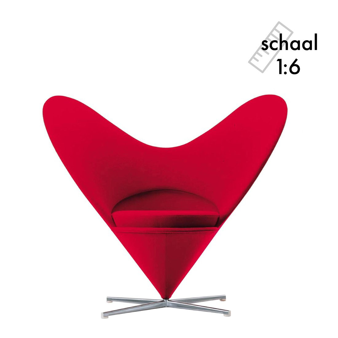 Heart-Shaped Cone Chair Miniatuur - Vitra