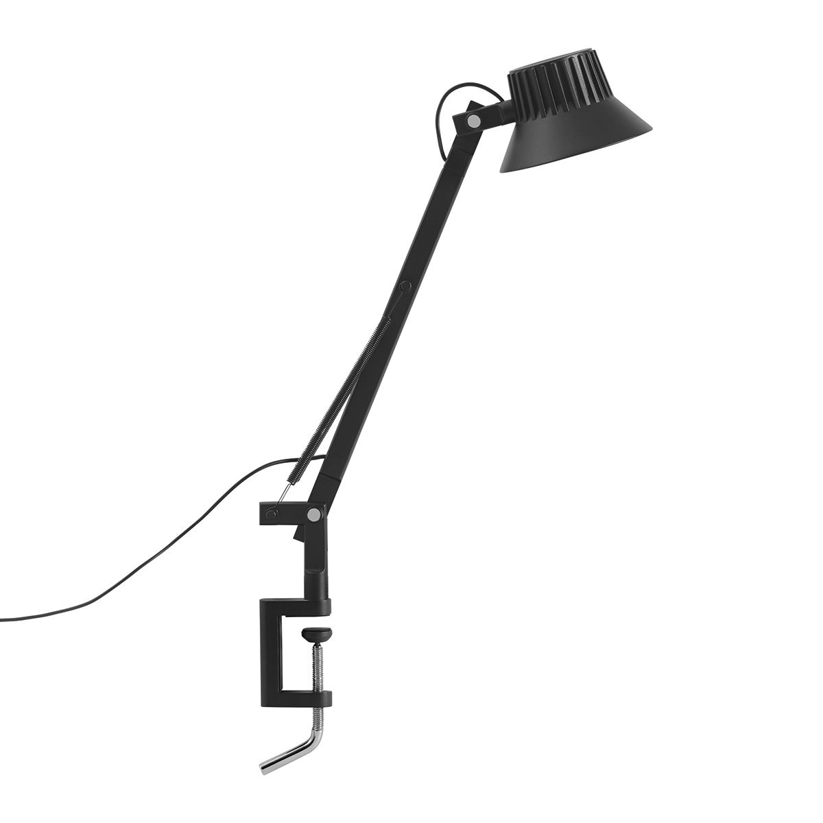 Muuto Dedicate S1 Bureaulamp met klem - Zwart