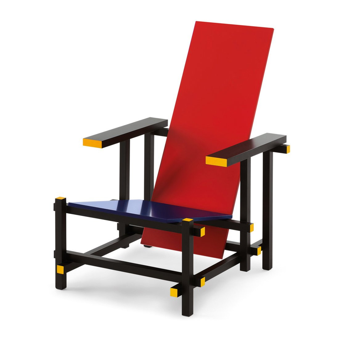 Cassina Red And Blue Stoel