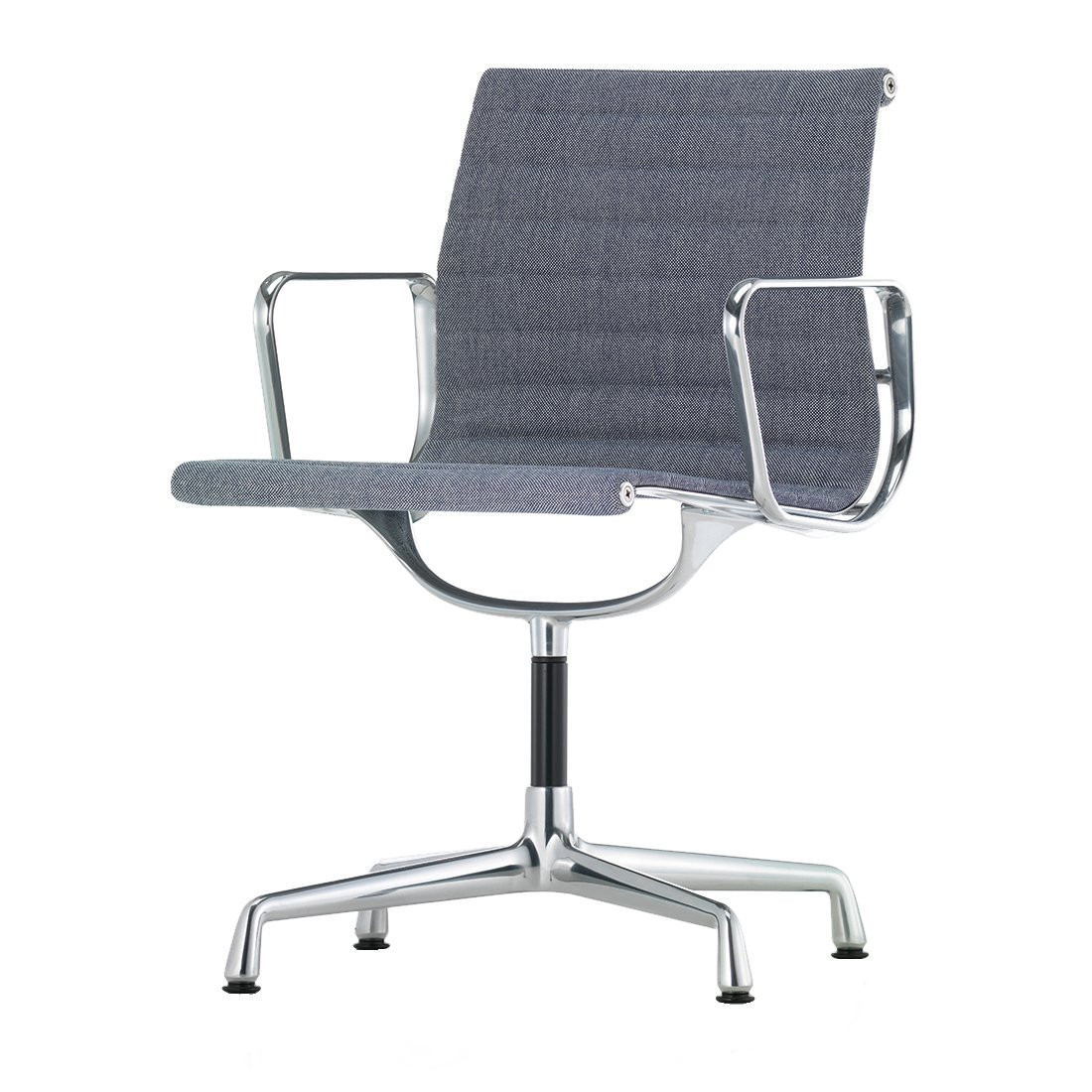 Vitra Aluminium Chair EA 103 - Hopsak 70 Donkerblauw/Ivoor